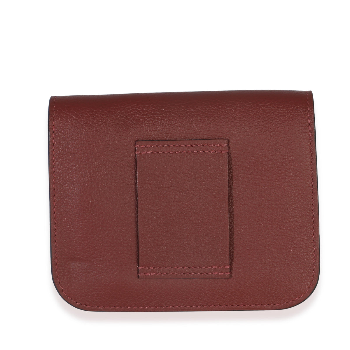 Hermès Rouge H Rose Azalee Evercolor Bicolore Constance Slim Wallet GHW Wallet 4