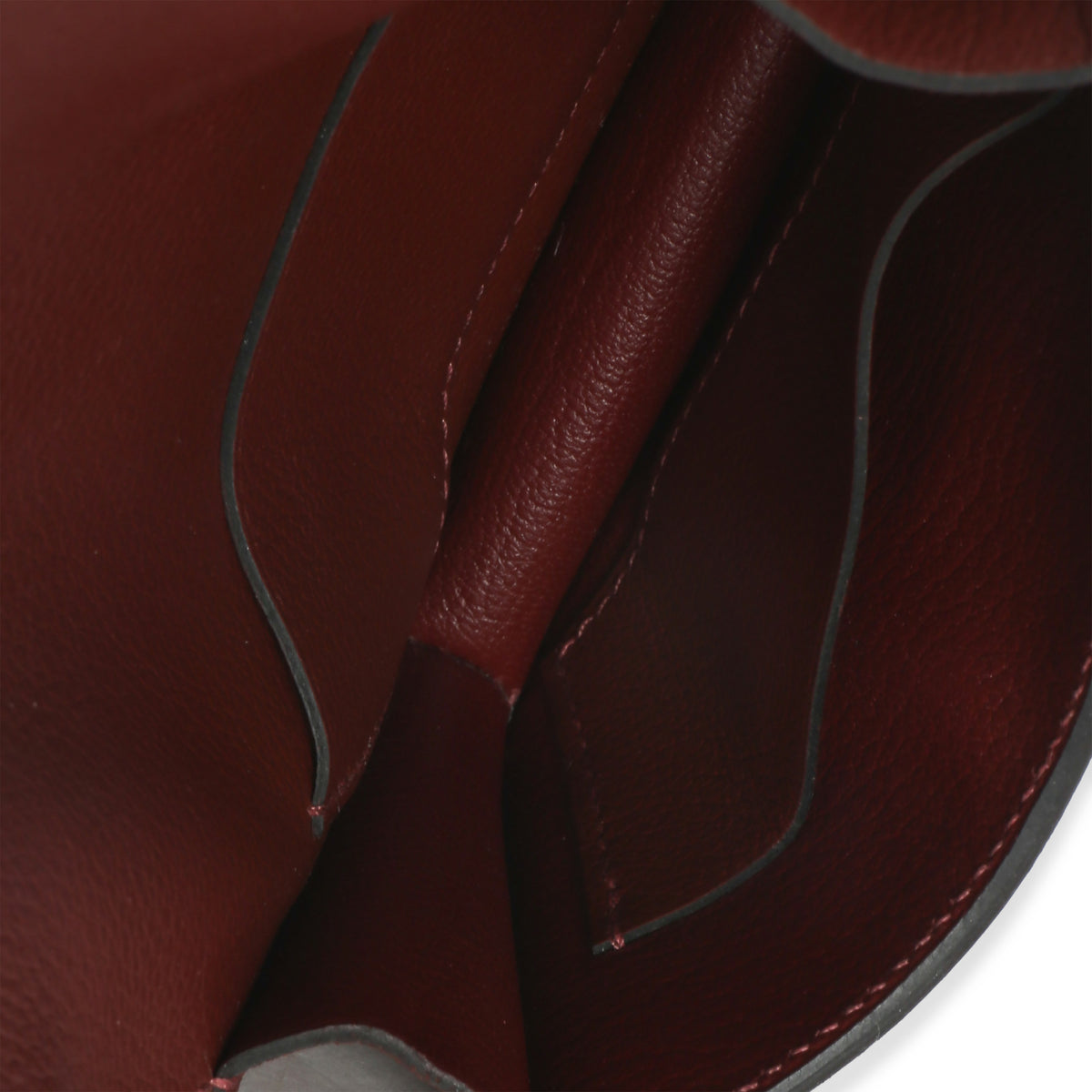 Hermès Rouge H Rose Azalee Evercolor Bicolore Constance Slim Wallet GHW Wallet 8
