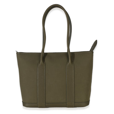 Hermès Vert Veronese Toile Negonda Garden Party Zip 36 PHW Handbag id