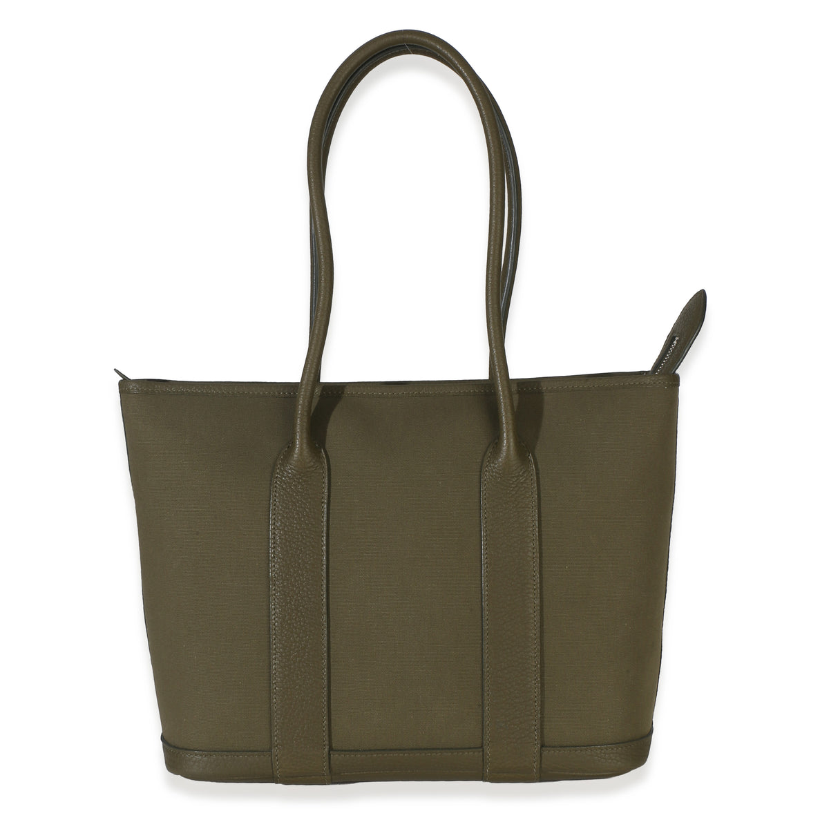 Hermès Vert Veronese Toile Negonda Garden Party Zip 36 PHW Handbag id