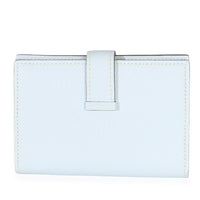 Hermès Bleu Brume Epsom Bearn Card Holder Wallet GHW Wallet 4