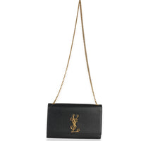 Saint Laurent Black Grain De Poudre Star Studded Monogram Medium Kate Chain Bag Handbag 8