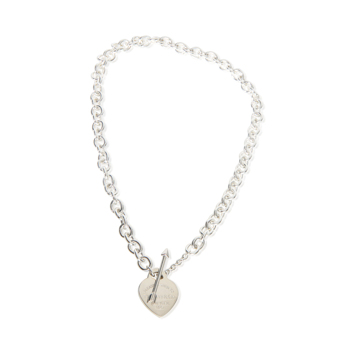 Tiffany & Co. Sterling Silver  Return To Tiffany Lovestruck Necklace 2