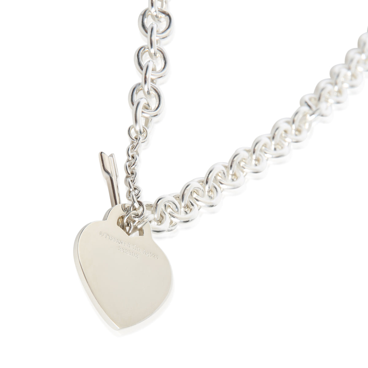 Tiffany & Co. Sterling Silver  Return To Tiffany Lovestruck Necklace 3