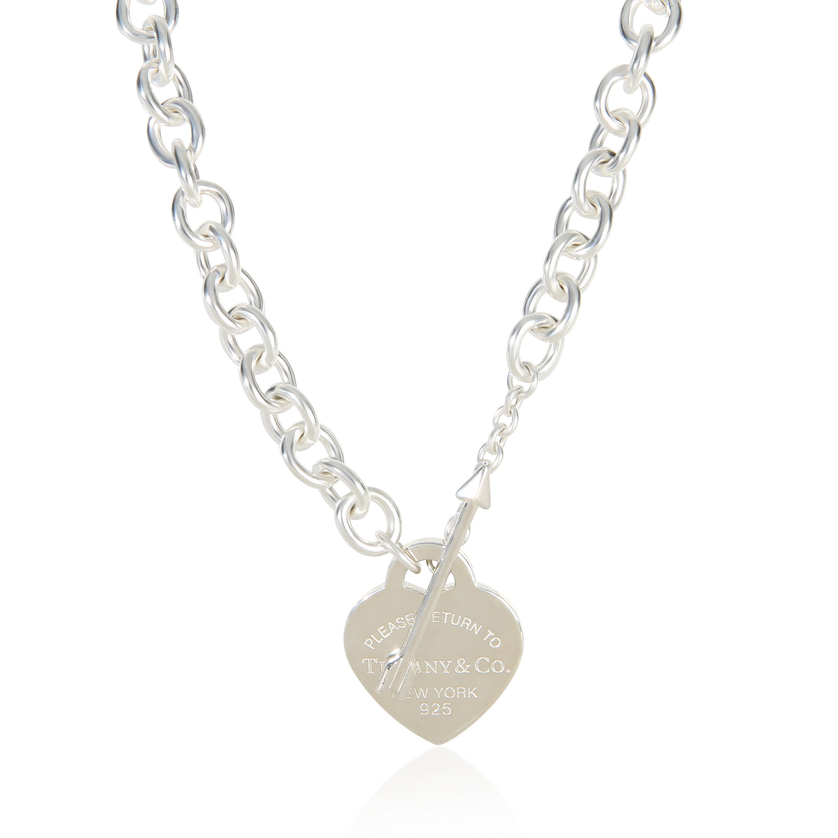 Tiffany & Co. Sterling Silver  Return To Tiffany Lovestruck Necklace fv