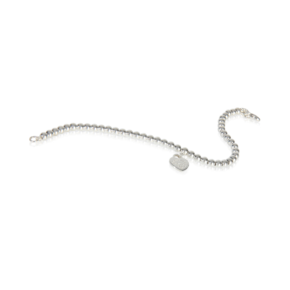 Tiffany & Co. Sterling Silver Diamond Return To Tiffany Bracelet