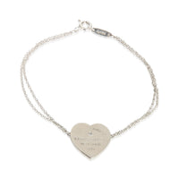 Tiffany & Co. Sterling Silver Diamond Return To Tiffany Bracelet fv
