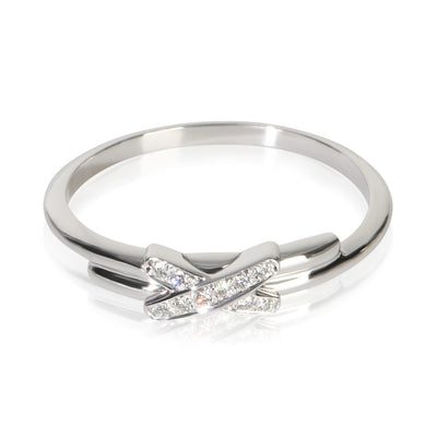 Chaumet White Gold Diamond Jeux de Liens Ring fv