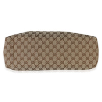 Gucci Dark Brown GG Monogram Canvas Large Crossbody Bag Handbag 5
