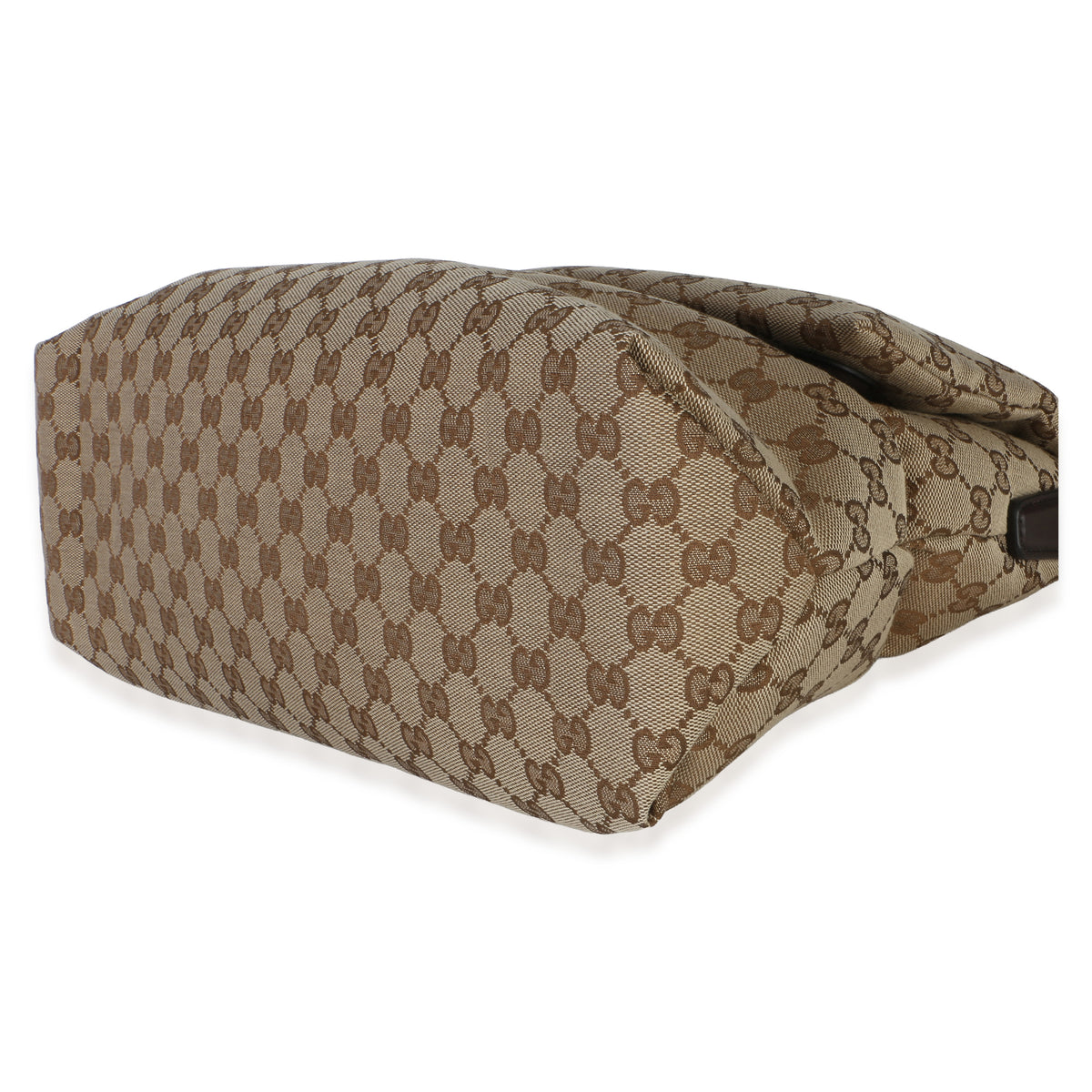 Gucci Dark Brown GG Monogram Canvas Large Crossbody Bag Handbag 6