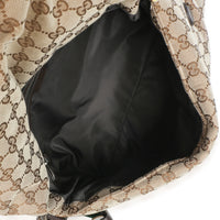 Gucci Dark Brown GG Monogram Canvas Large Crossbody Bag Handbag 8