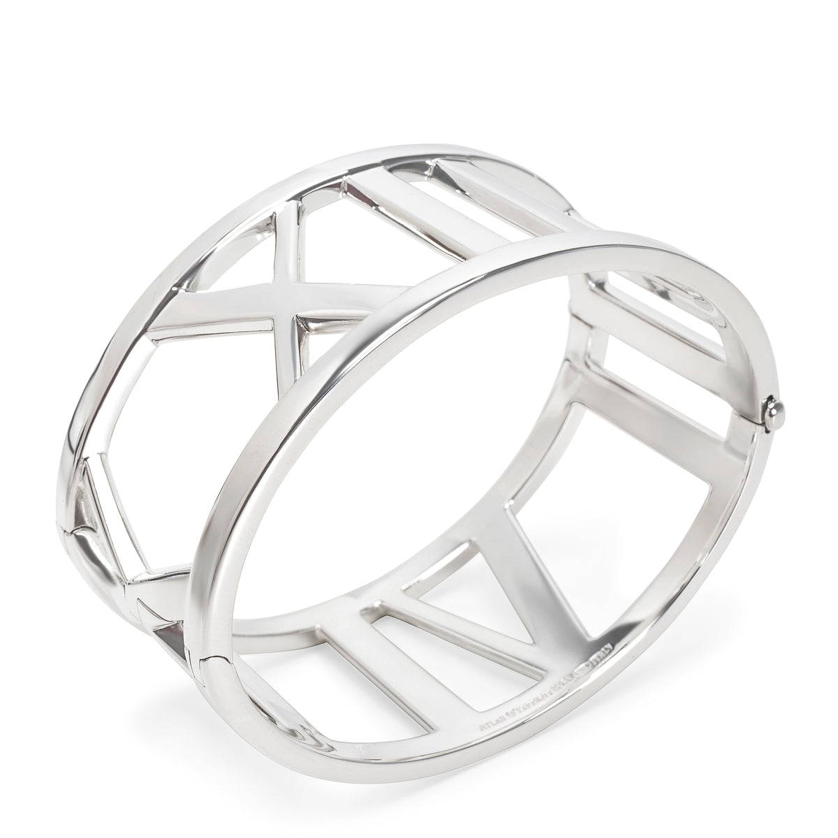 Tiffany & Co. Sterling Silver  Wide Atlas Bracelet pv