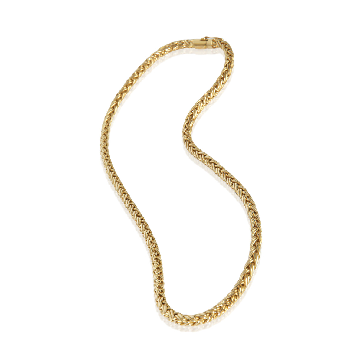 Tiffany & Co. Yellow Gold  Vintage Wheat Necklace 3