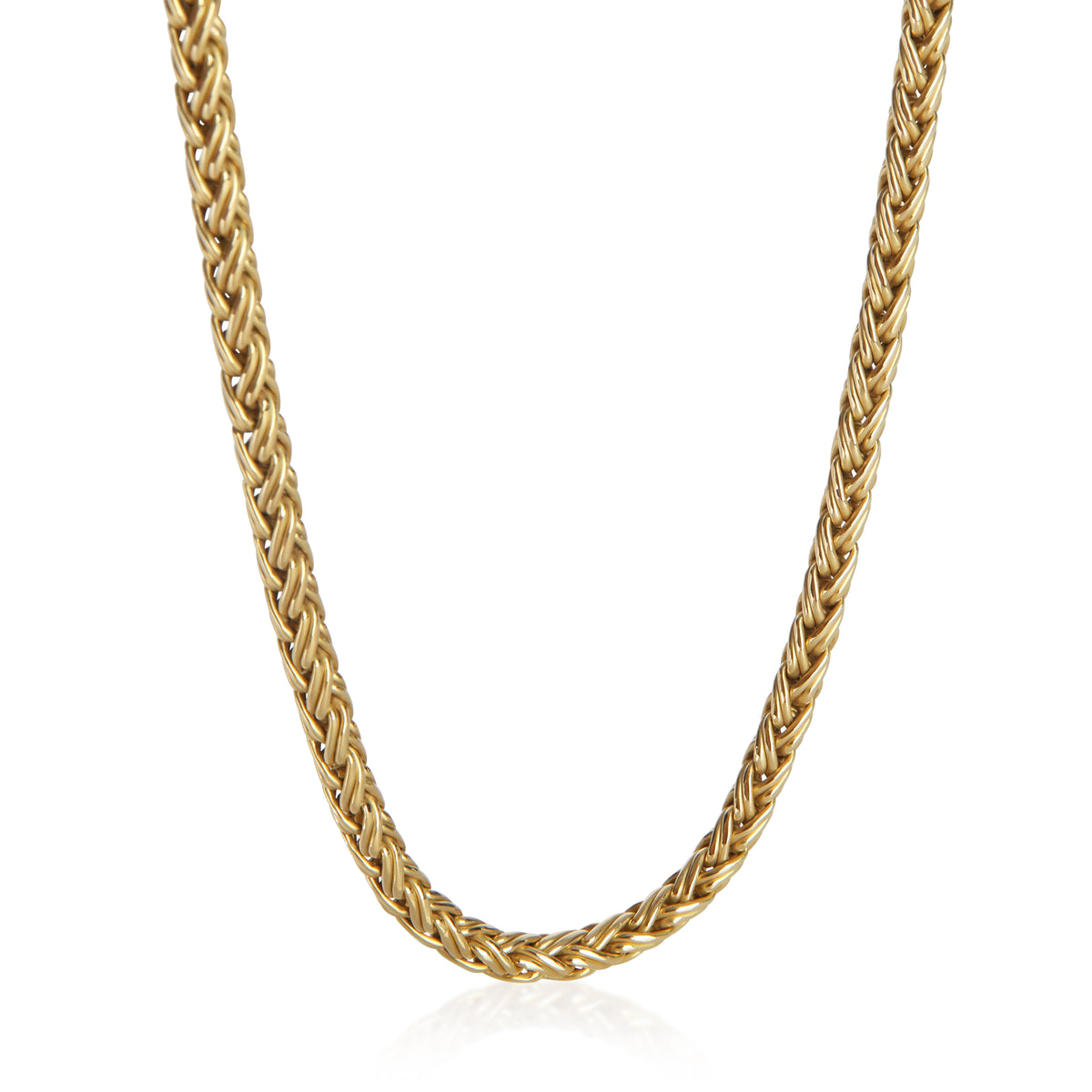 Tiffany & Co. Yellow Gold  Vintage Wheat Necklace 2