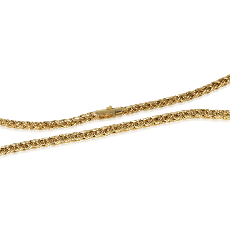 Tiffany & Co. Yellow Gold  Vintage Wheat Necklace fv