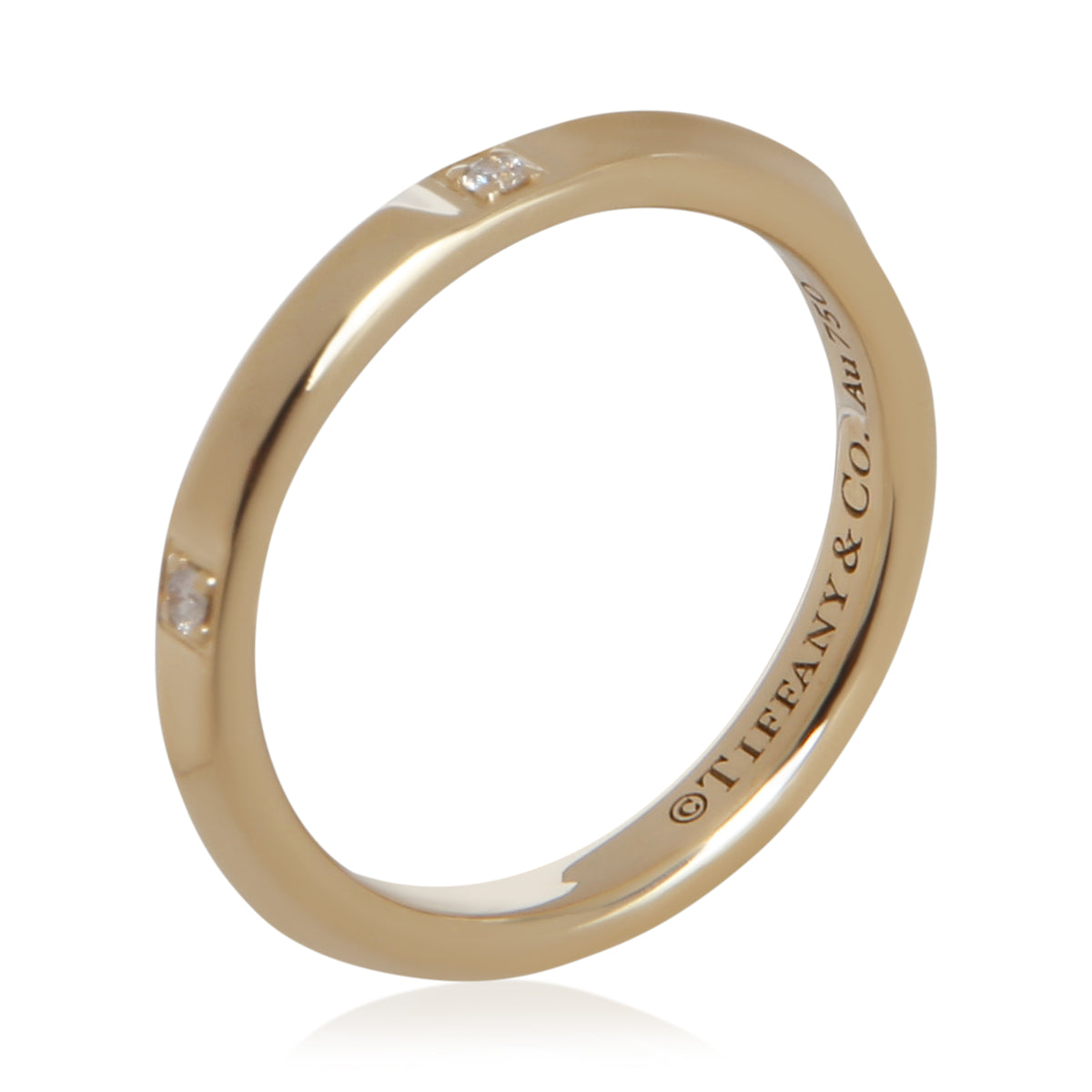 Tiffany & Co. Yellow Gold Diamond Tiffany True Band 3
