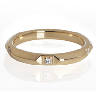 Tiffany & Co. Yellow Gold Diamond Tiffany True Band 2