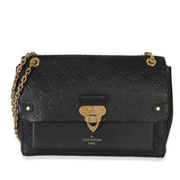 Louis Vuitton Black Monogram Empreinte Vavin MM Handbag fv