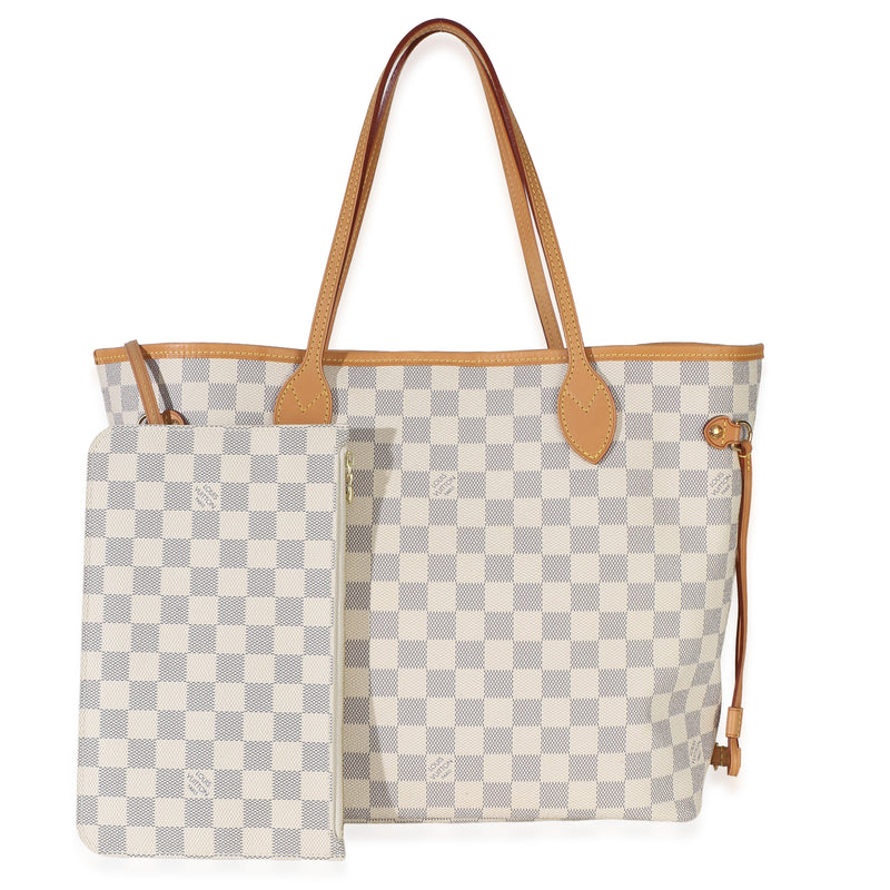 Louis Vuitton Damier Azur Canvas Neverfull MM Handbag id