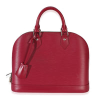 Louis Vuitton Fuchsia Epi Alma PM Handbag id