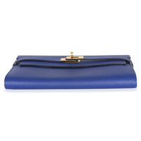 Hermès Bleu Electrique Epsom Kelly Longue Wallet GHW Wallet 5