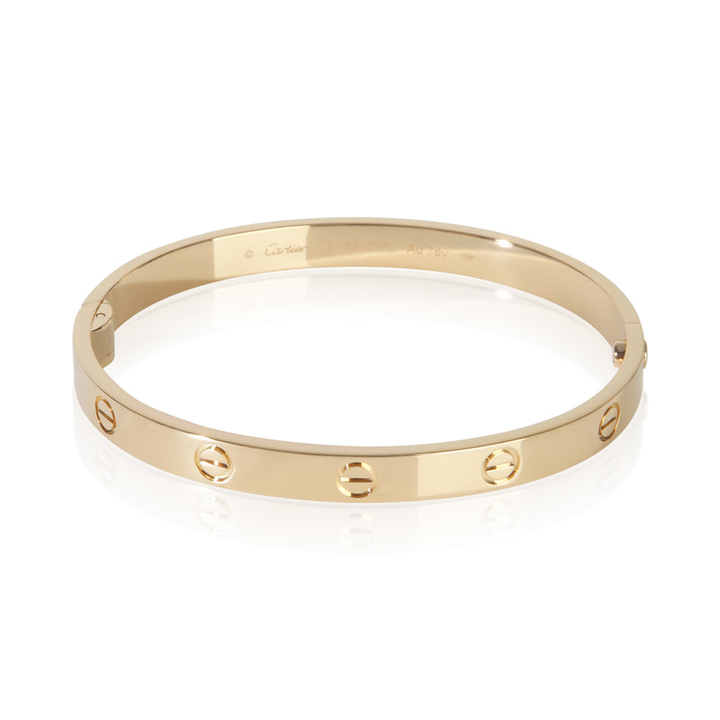 Cartier Yellow Gold  Single Screw Love Bracelet fv