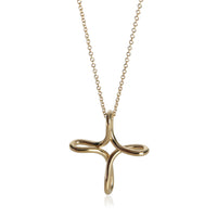 Tiffany & Co. Yellow Gold  Elsa Peretti Infinity Cross Pendant fv