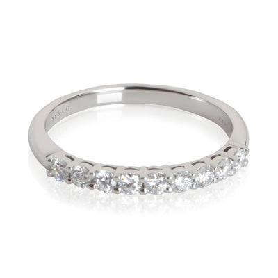 Tiffany & Co. Platinum Diamond Tiffany Forever Band fv