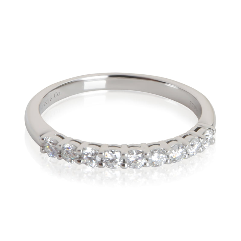 Tiffany & Co. Platinum Diamond Tiffany Forever Band fv