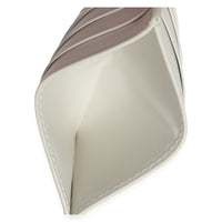 Bottega Veneta White Red Nappa Intrecciato Heart Card Holder Wallet 8