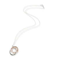 Tiffany & Co. Sterling Silver  1837 Circle Pendant pv