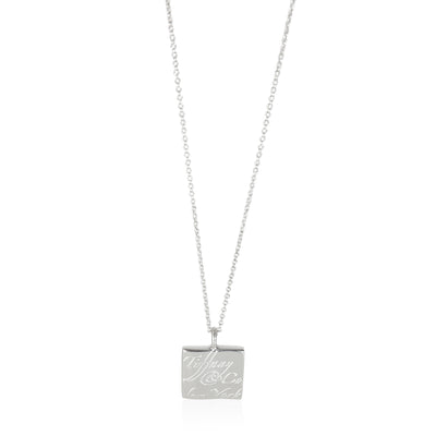 Tiffany & Co. Sterling Silver  Notes Pendant fv