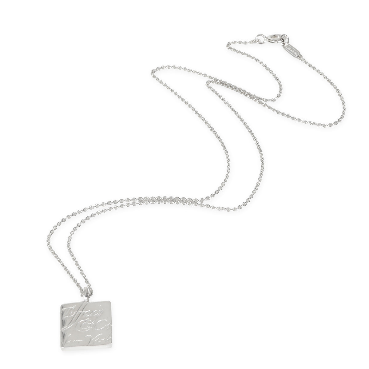 Tiffany & Co. Sterling Silver  Notes Pendant pv