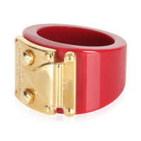 Louis Vuitton Gold Plated  Lock Me Ring 2