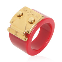 Louis Vuitton Gold Plated  Lock Me Ring 4