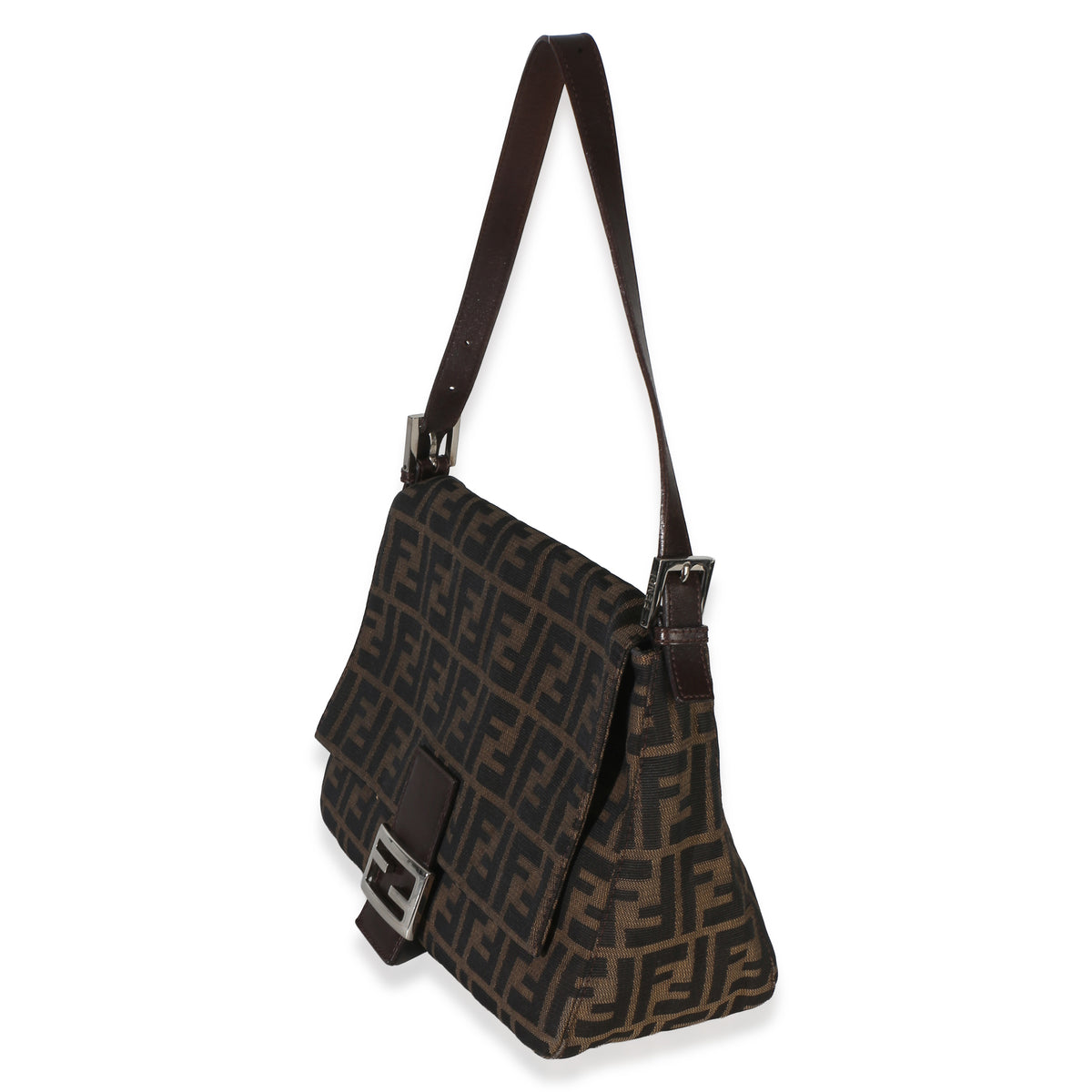 Fendi Brown Zucca Canvas Mama Baguette Handbag 2