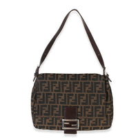 Fendi Brown Zucca Canvas Mama Baguette Handbag fv