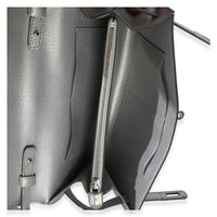 Hermès Argent Metallic Chevre Chamkilight Kelly Wallet To Go PHW Wallet 10