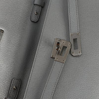 Hermès Argent Metallic Chevre Chamkilight Kelly Wallet To Go PHW Wallet 9