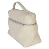 Loro Piana Cream Grained Calfskin Extra Pocket L27 Handbag 2