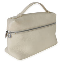 Loro Piana Cream Grained Calfskin Extra Pocket L27 Handbag 3
