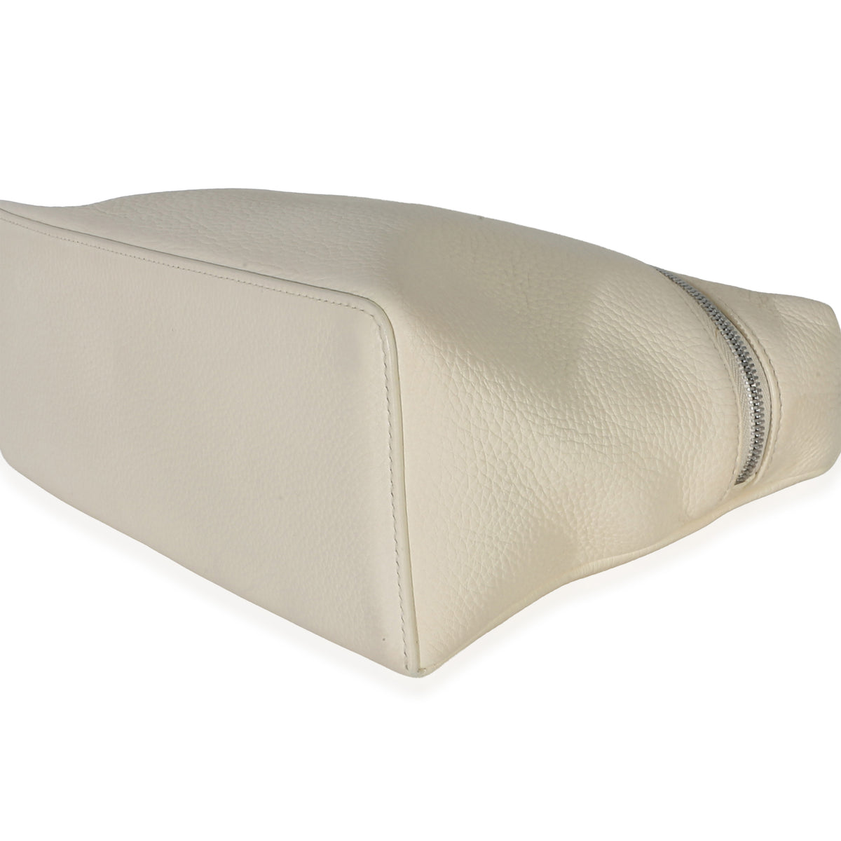 Loro Piana Cream Grained Calfskin Extra Pocket L27 Handbag 6
