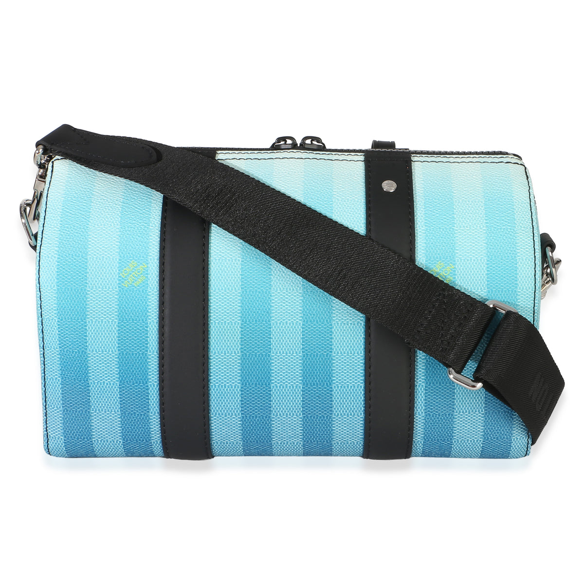 Louis Vuitton Gradient Blue Damier Stripes City Keepall Handbag 4