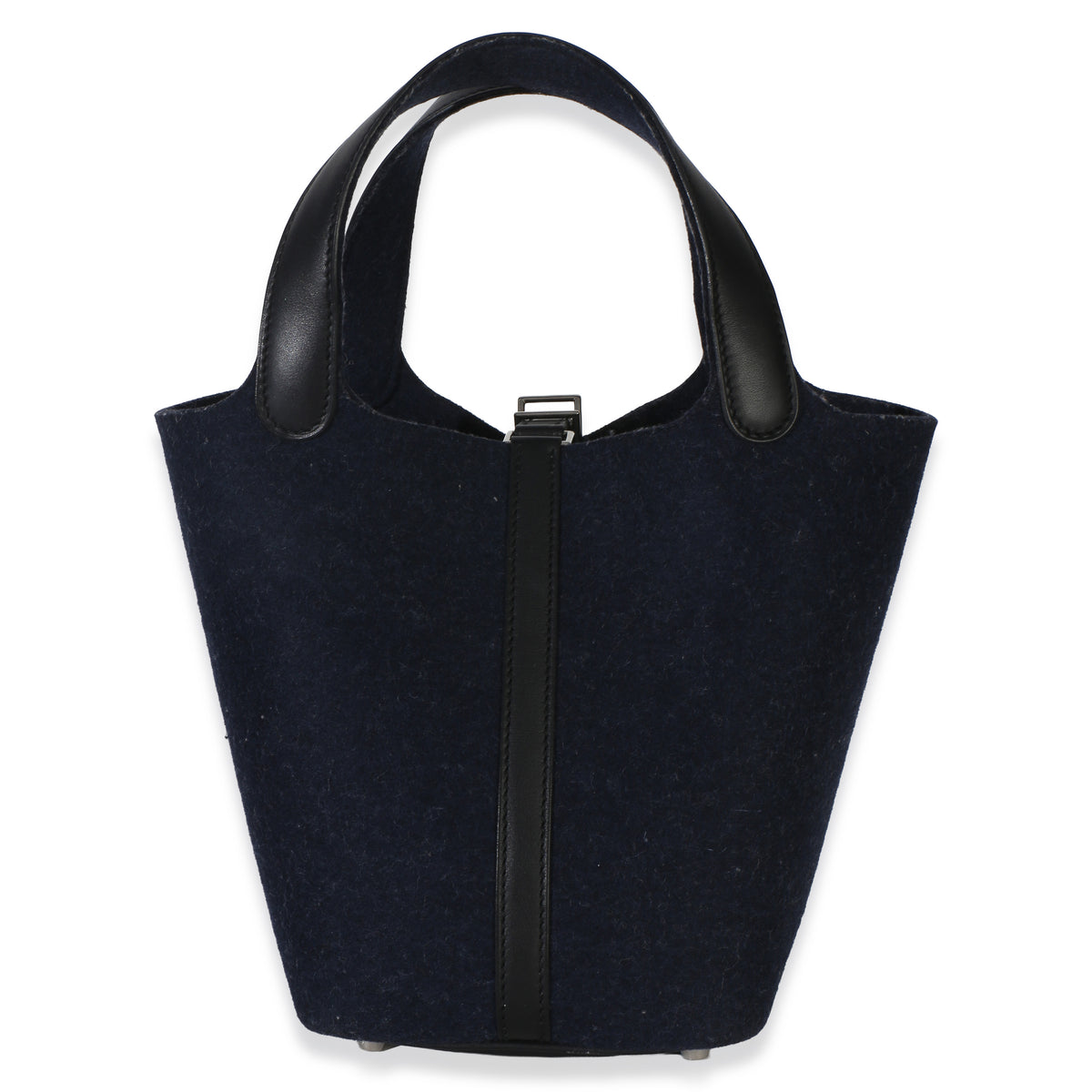 Hermès Bleu Nuit Feutre Black Swift Picotin Lock 18 PHW Handbag 3