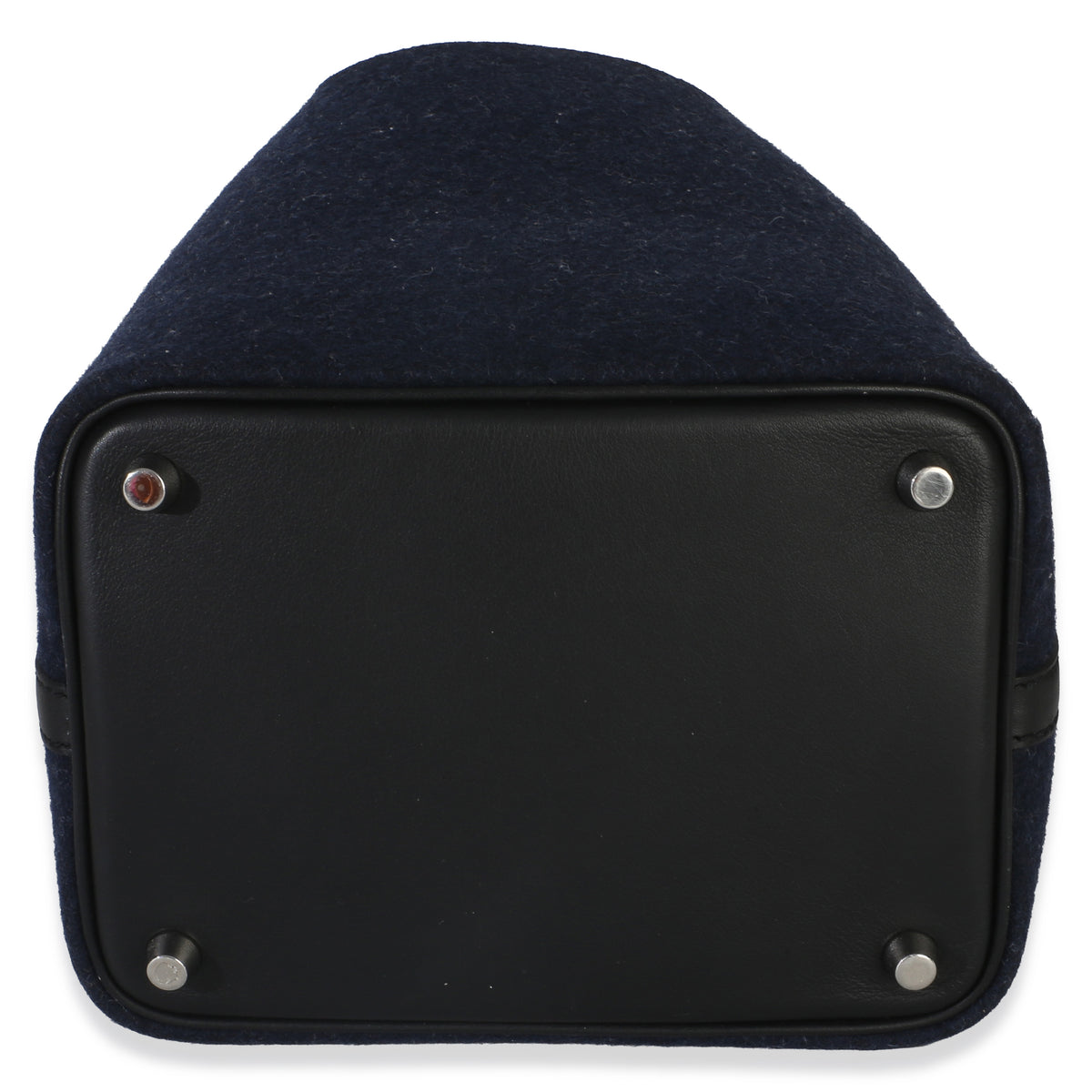 Hermès Bleu Nuit Feutre Black Swift Picotin Lock 18 PHW Handbag 5