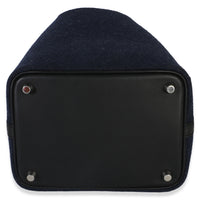 Hermès Bleu Nuit Feutre Black Swift Picotin Lock 18 PHW Handbag 5