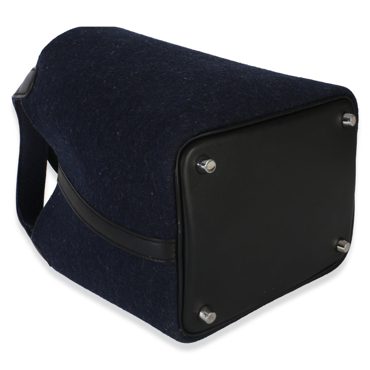 Hermès Bleu Nuit Feutre Black Swift Picotin Lock 18 PHW Handbag 7