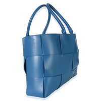 Bottega Veneta Blue Nappa Maxi Intrecciato Large Arco Tote Handbag 3