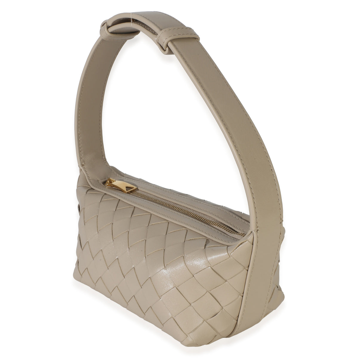 Bottega Veneta Beige Nappa Intrecciato Mini Wallace Top Handle Handbag 2