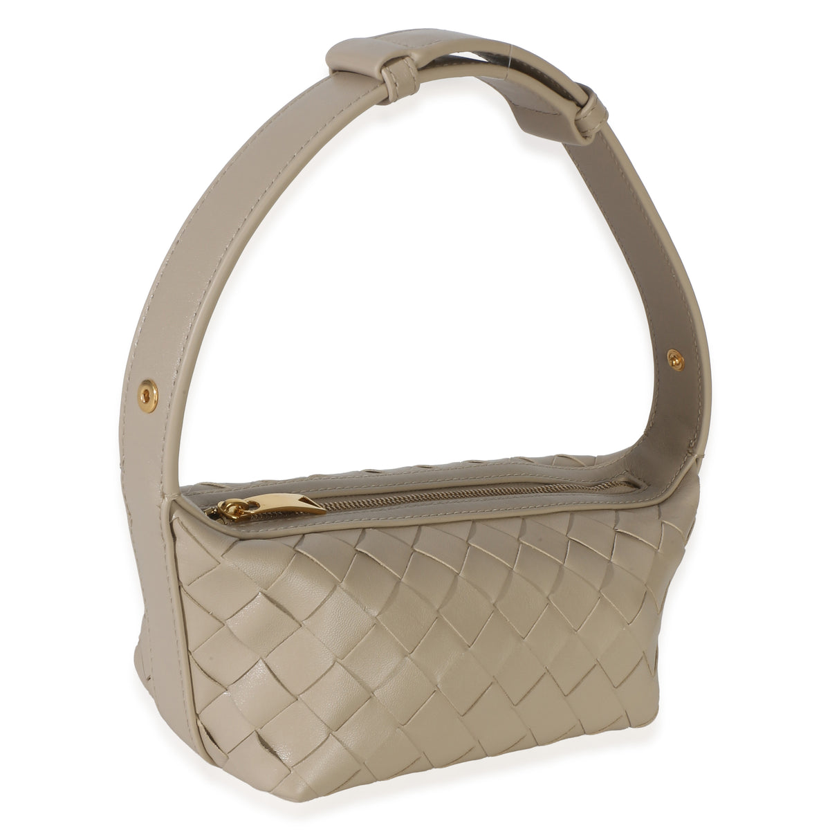 Bottega Veneta Beige Nappa Intrecciato Mini Wallace Top Handle Handbag 3